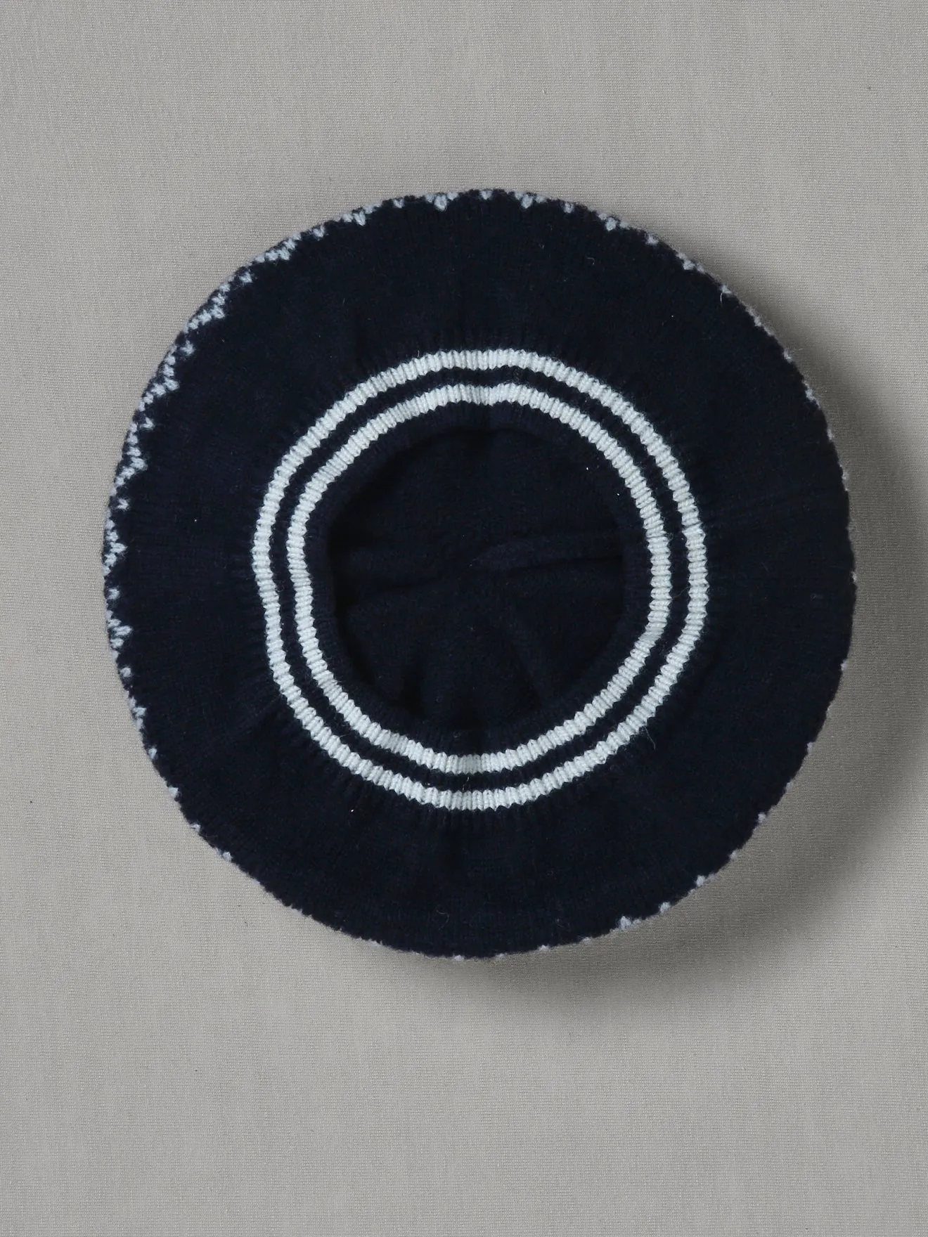 Béret jacquard Fille en laine