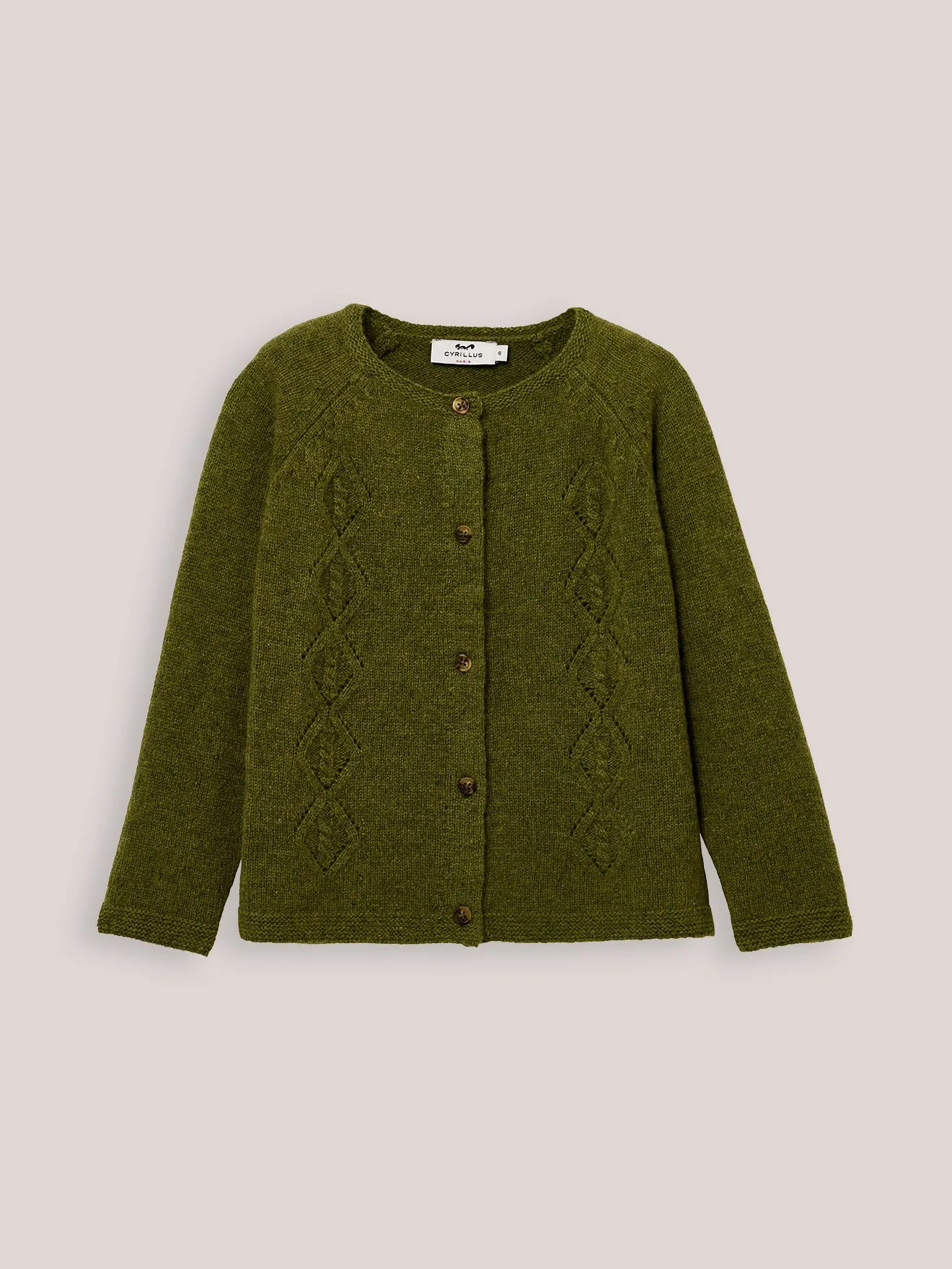 Cardigan Fille en laine mérinos