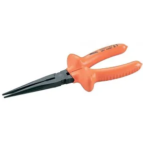 Pince à bec demi-rond droit - isolée 1000V - finition polie brunie SAM OUTILLAGE sur Bricozor