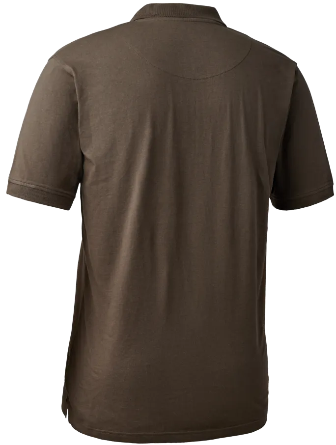 Polo Christian marron Deerhunter