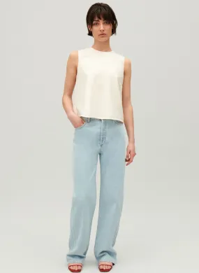 TOP DROIT COL ROND à SEQUINS - CLAUDIE PIERLOT pour FEMME | Printemps